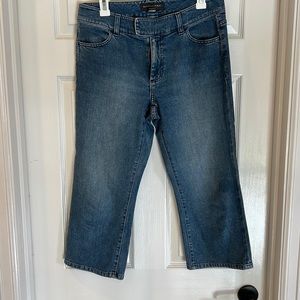 Banana Republic cropped jeans.
